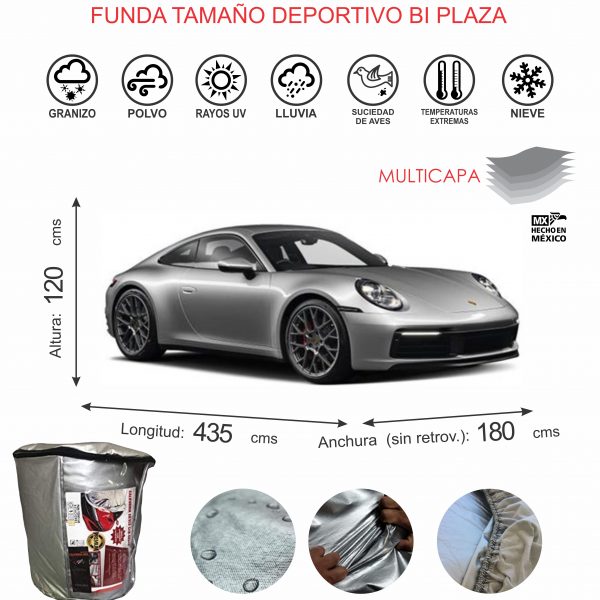 Funda para Deportivos Bi-plaza