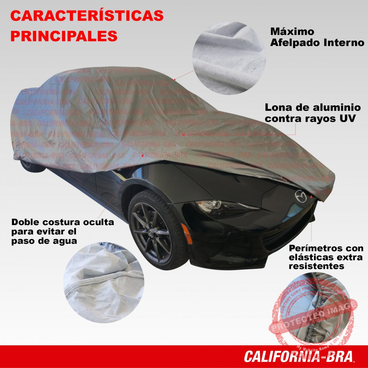 Highlights fundas con marca de agua Funda para Smart Fortwo - Imagen 3