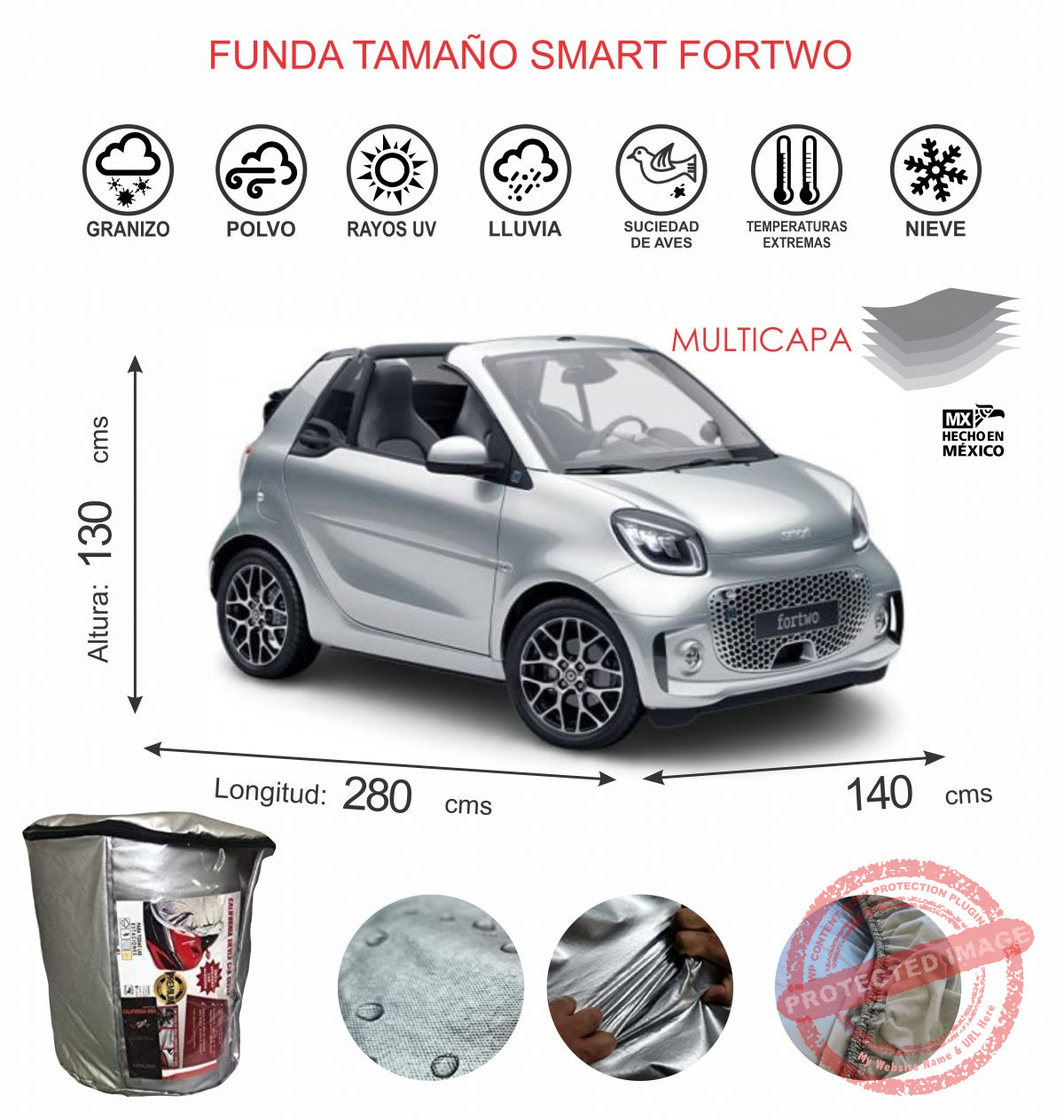 SMART FORTWO Funda para Smart Fortwo - Imagen 1