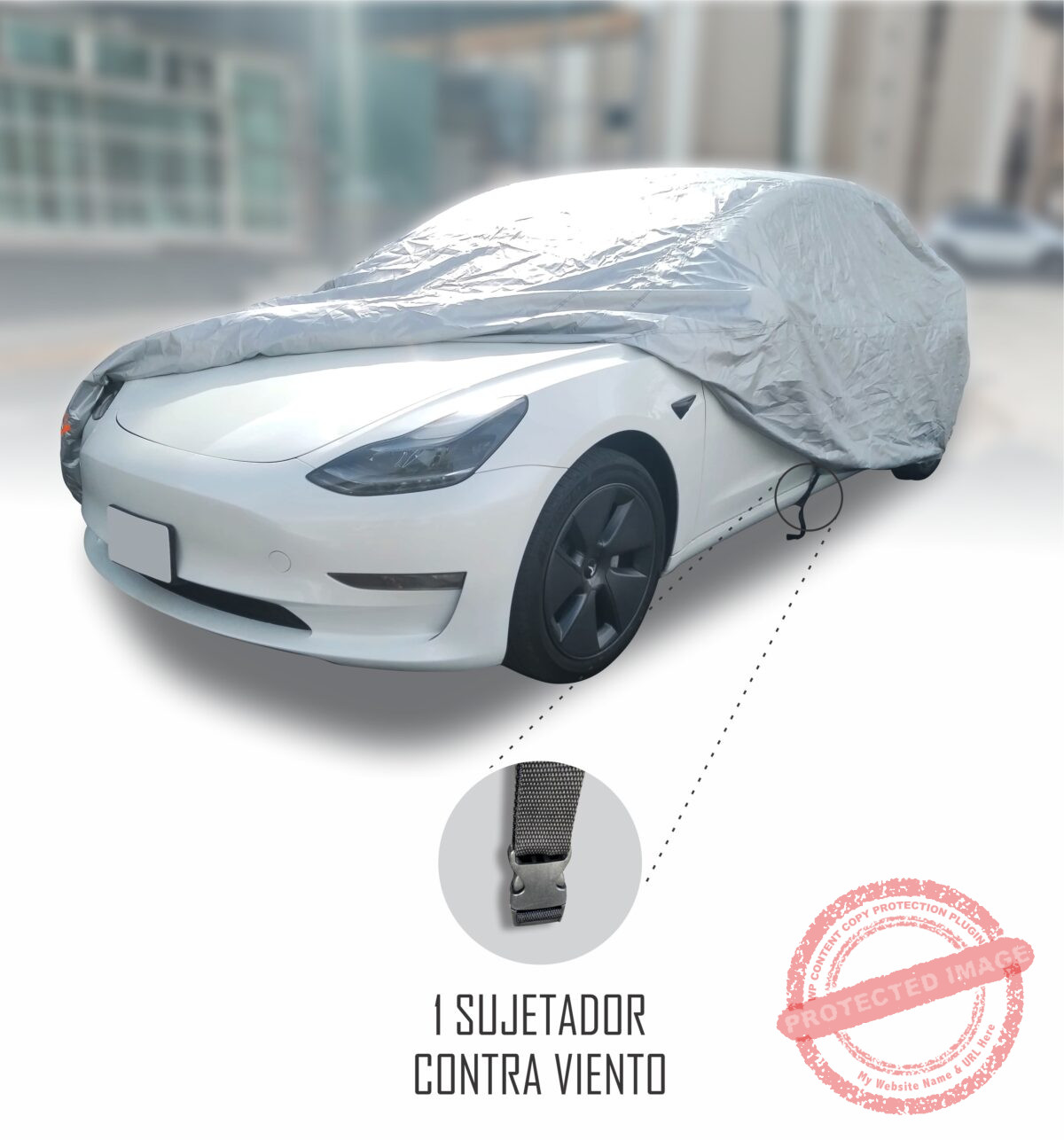 FUNDA ECONOMICA 4 Funda Económica Para SUV Chica - Imagen 5