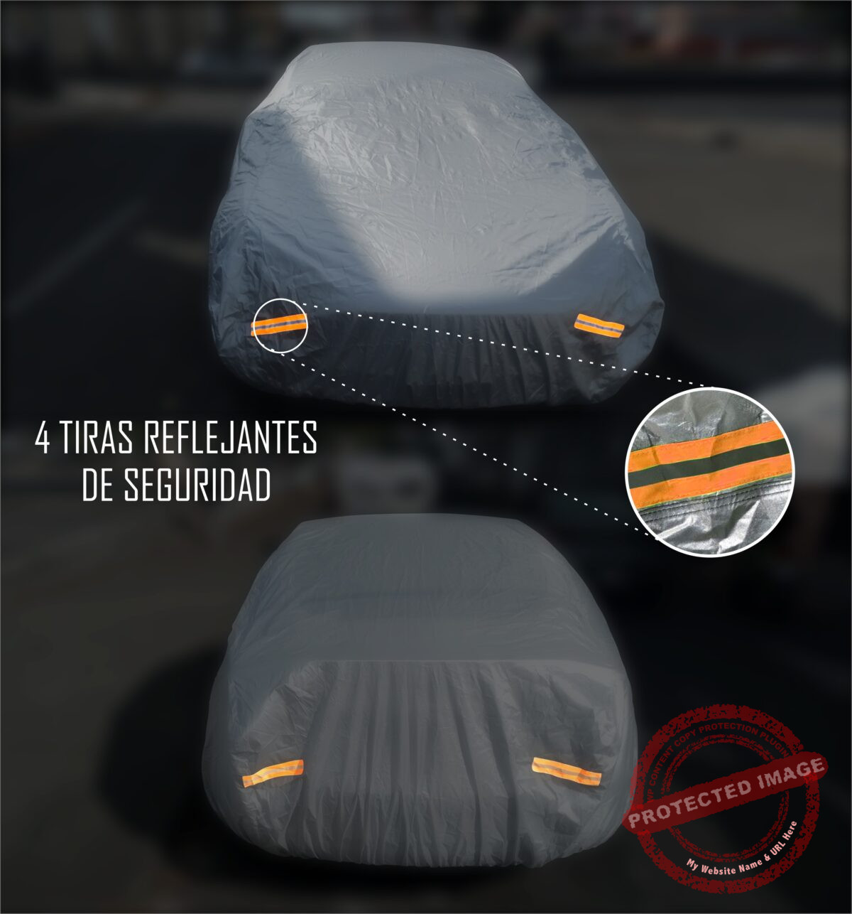 FUNDA ECONOMICA 5 Funda Económica Para SUV Chica - Imagen 6