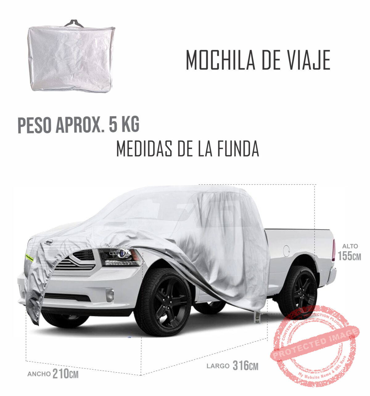 cabina chica Funda Para Cabina Chica - Imagen 1