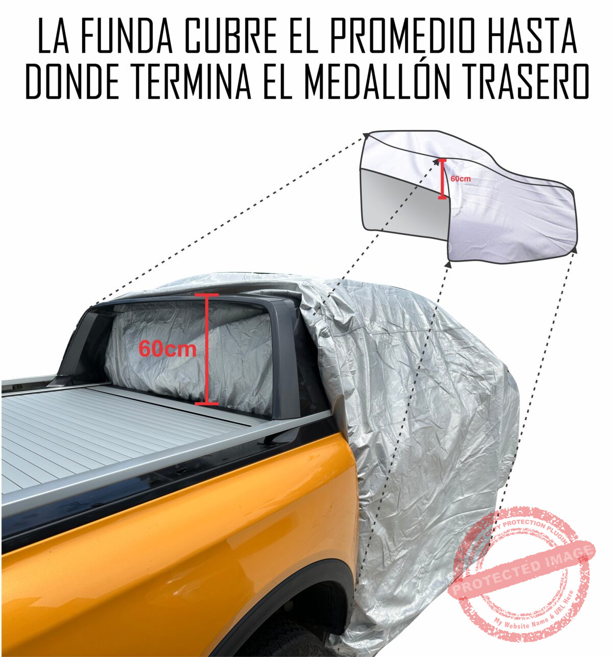 detalles 2 Funda Para Cabina Chica - Imagen 5