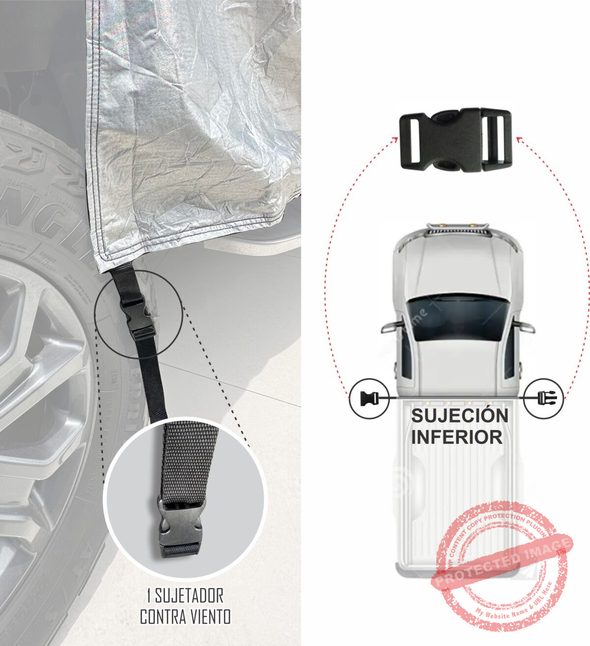 detalles 3 Funda Para Cabina Chica - Imagen 6