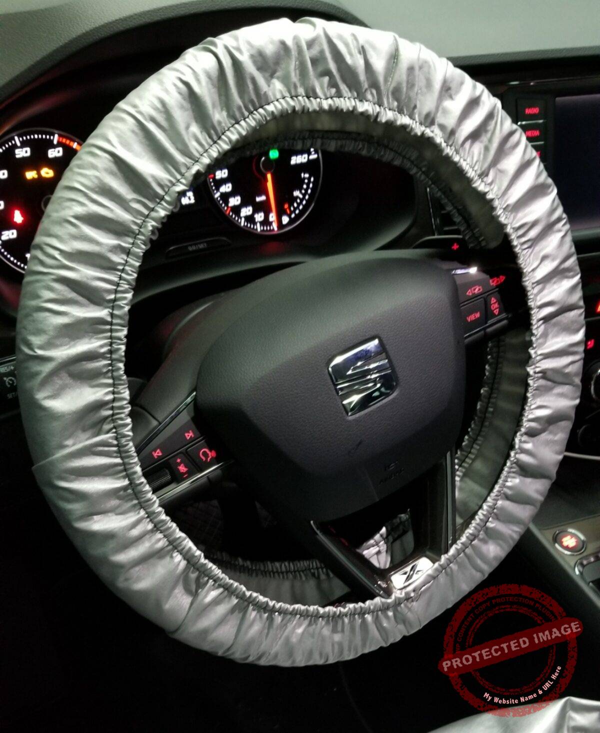 Kit 3 piezas servicio. (cubre asiento tamaño estandar + cubre volante + cubre palanca ) - Image 2